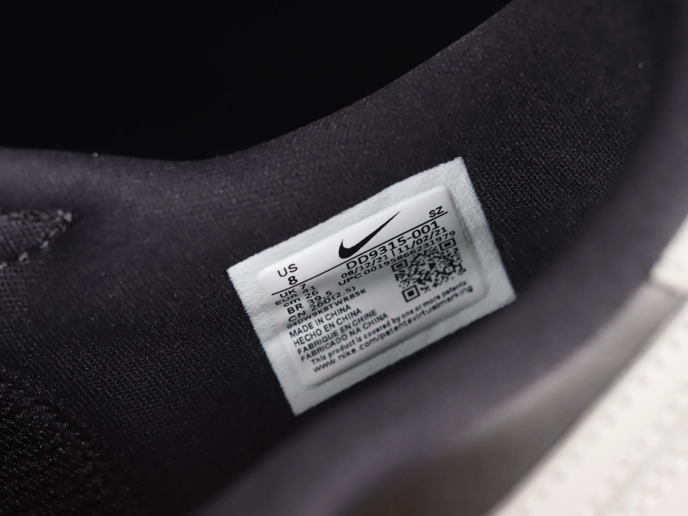 All categories Air Jordan Jordan series basketball shoes Air Jordan 1 Low G version pure original Air Jordan 1 Low Golf "Shadow" AJ1 Joe 1 new golf version black and gray shadow color DD9315-001